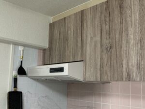 愛知キッチン取付け隊　マンションのレンジフードリフォーム術　施工前